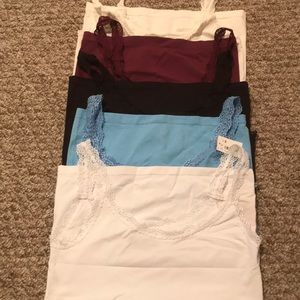 The limited 5 lace tank tops in different colors